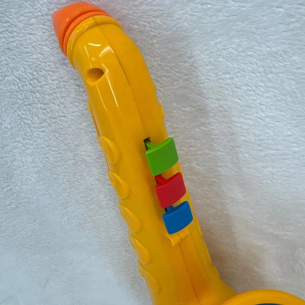 Fisher-Price Bubble Blowing Saxophone Vintage Musical Instrument Bubble Toy 1990